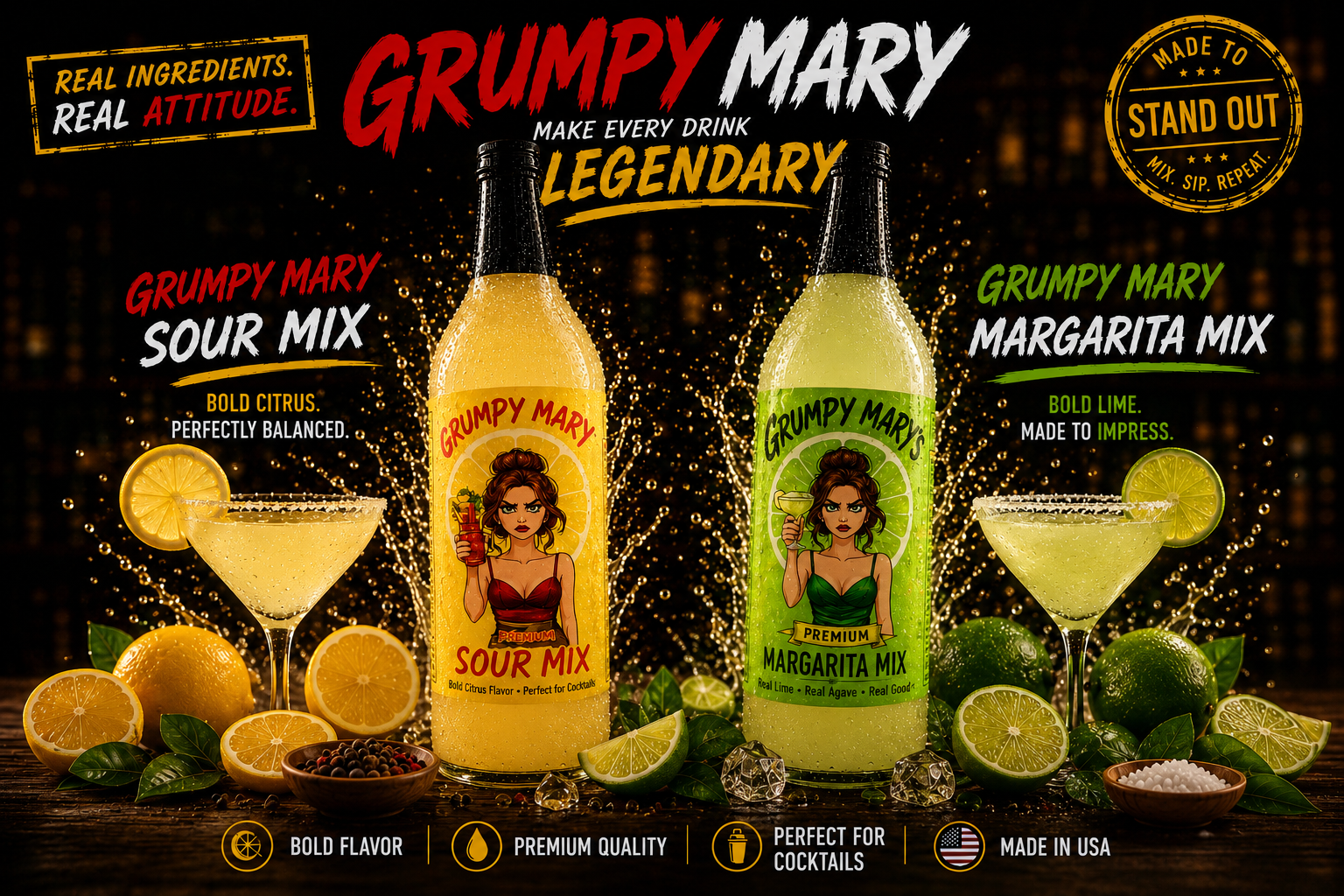 Cocktail Mixes – Grumpy Mary