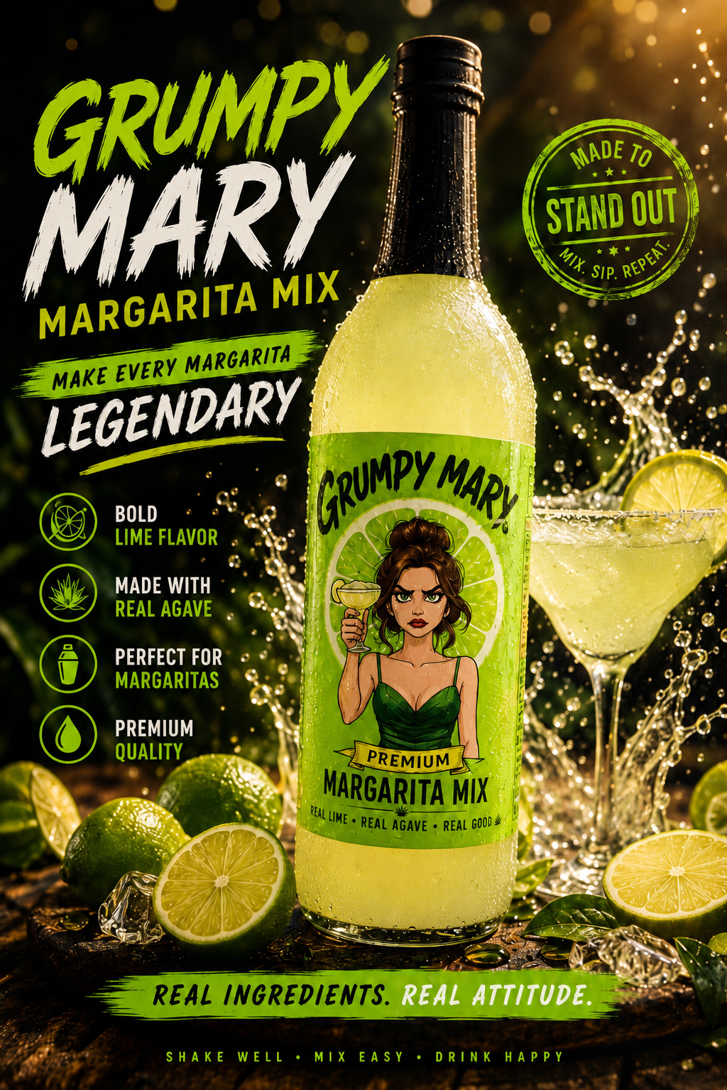 Grumpy Mary – Premium Margarita Mix