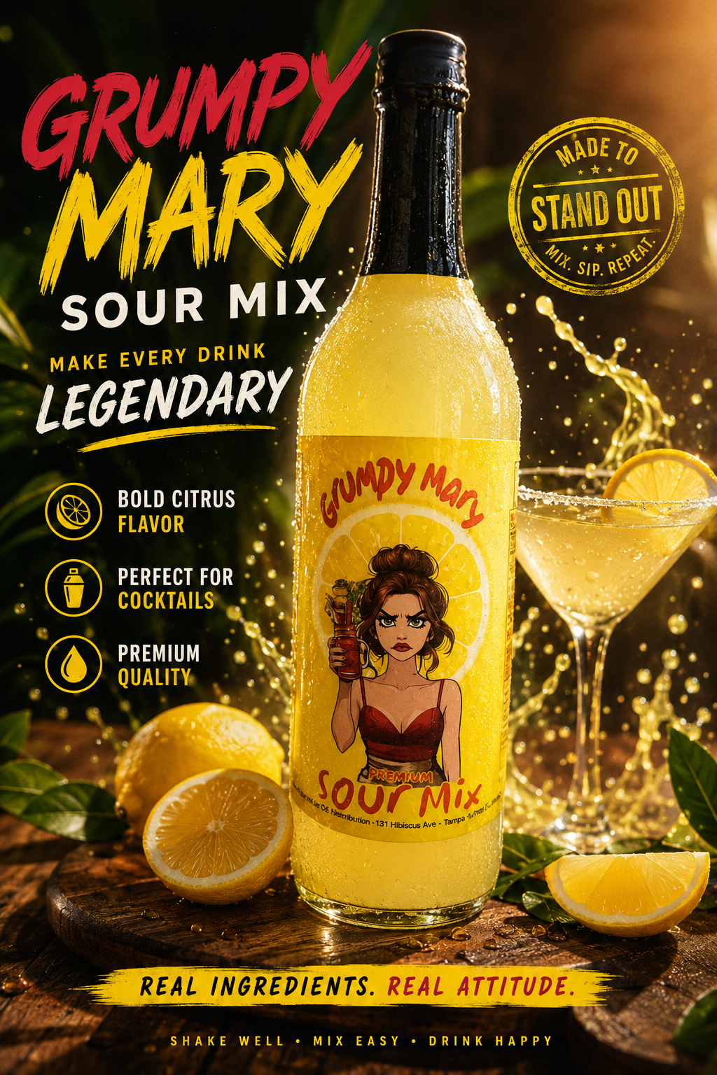 Grumpy Mary – Premium Sour Mix