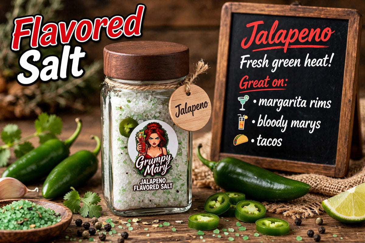 Grumpy Mary Jalapeño Flavored Salt
